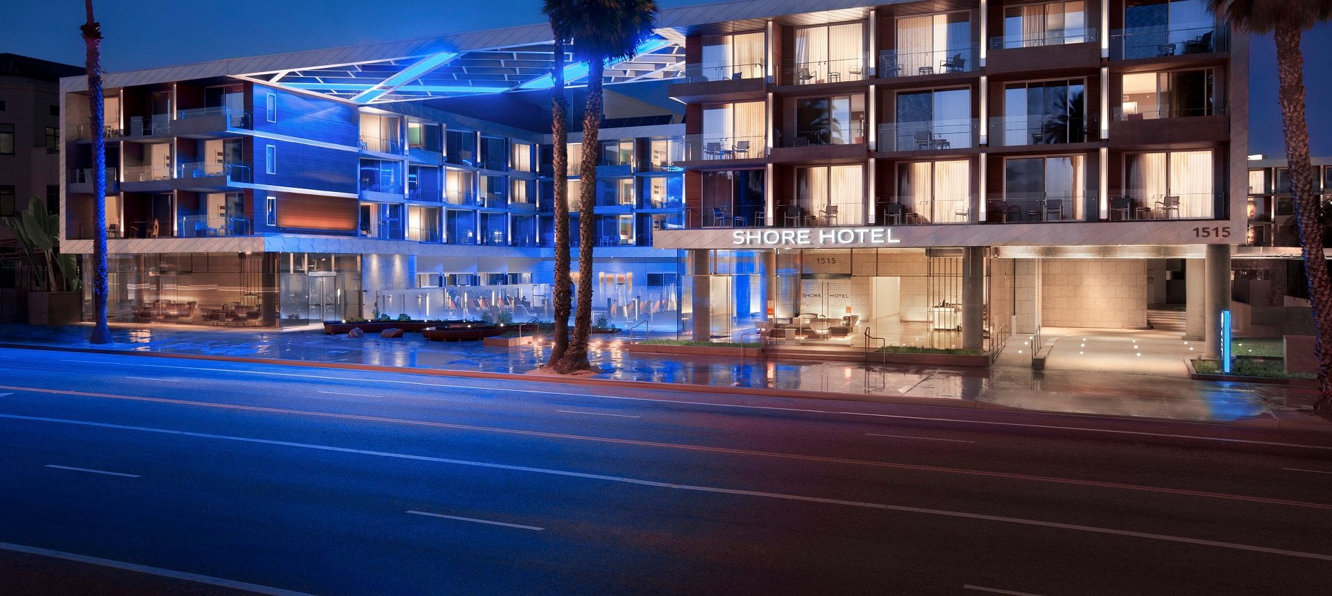 Sustainability view of Shore Hotel - Santa Monica California